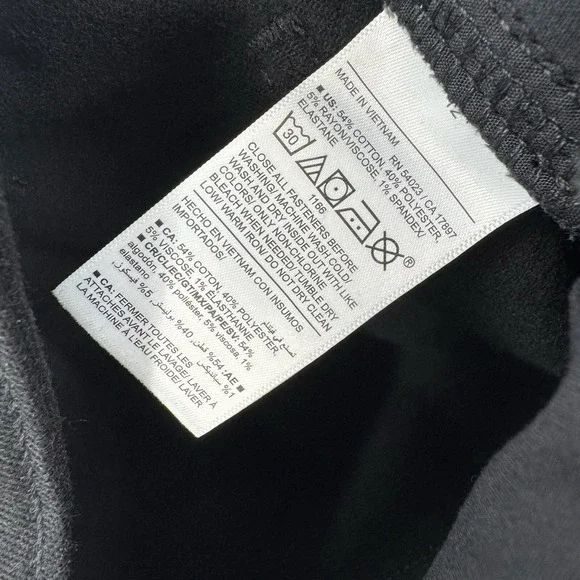 Old Navy OG Straight Jeans Womens 12 High Rise Built-In Warm Black Stretch NEW - Picture 4 of 9